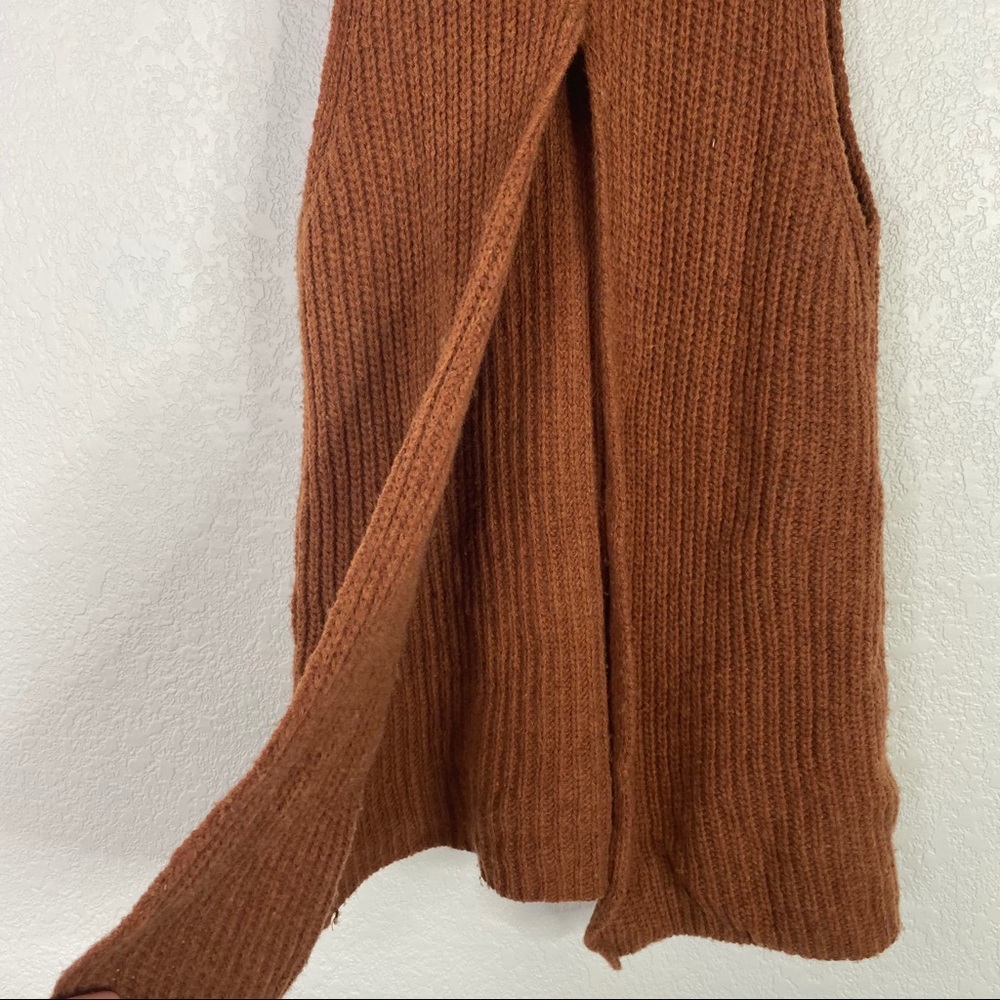 Free People Orange Wool Blend Turtleneck Sweater - Picture 11 of 12